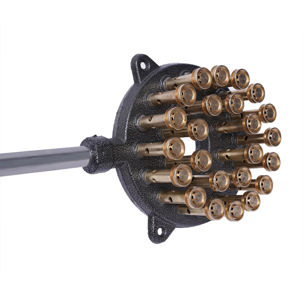 ZhdnBhnos 24-Hole High Pressure Gas Stove Wok Cooker Liquefied Gas Burner For Outdoor Camping