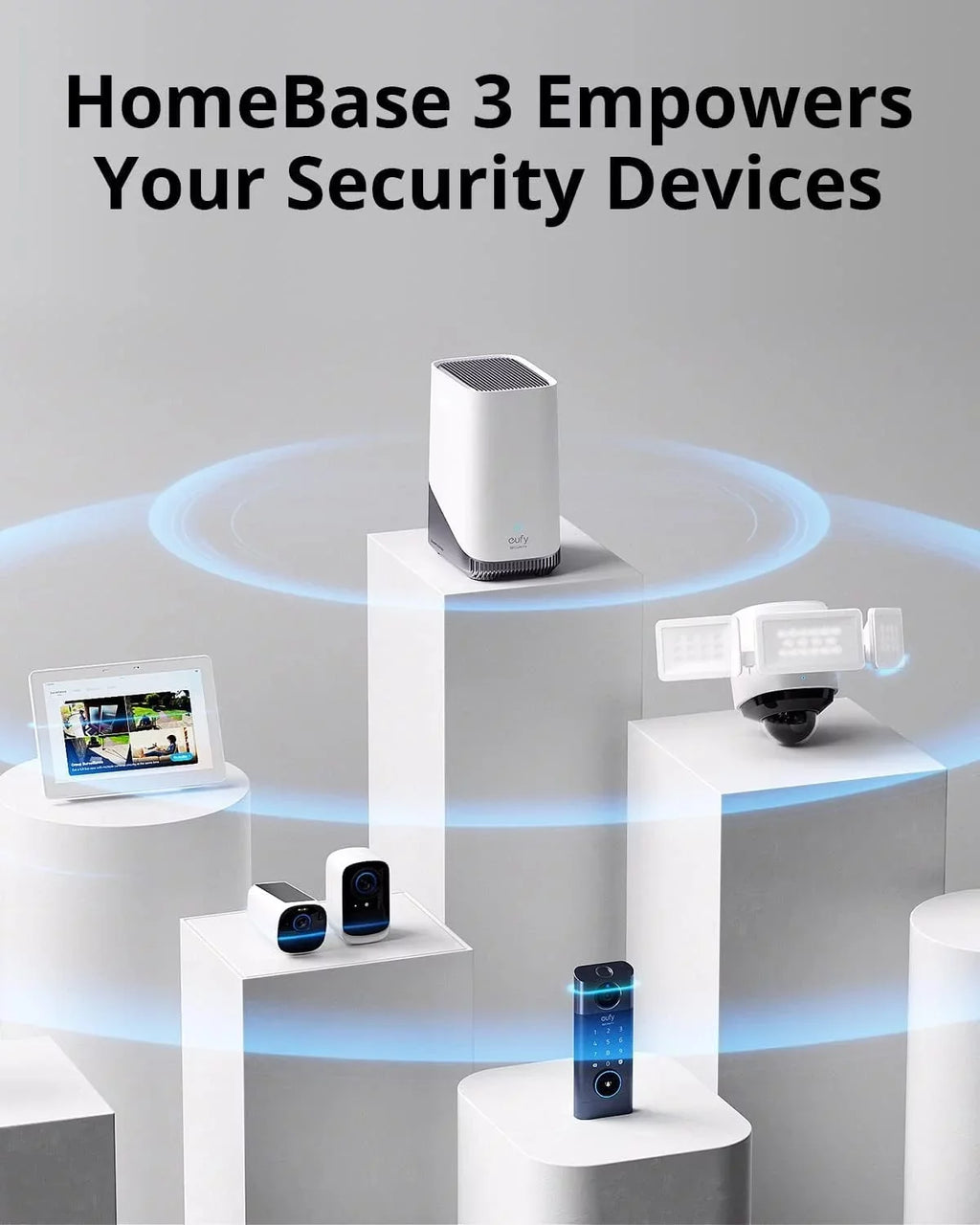 eufy Security Indoor Cam S350 with HomeBase 3, Dual Cameras, 4K UHD Resolution Security Camera with 8× Zoom and 360° PTZ, Human/Pet AI, Dual-Band Wi-Fi 6