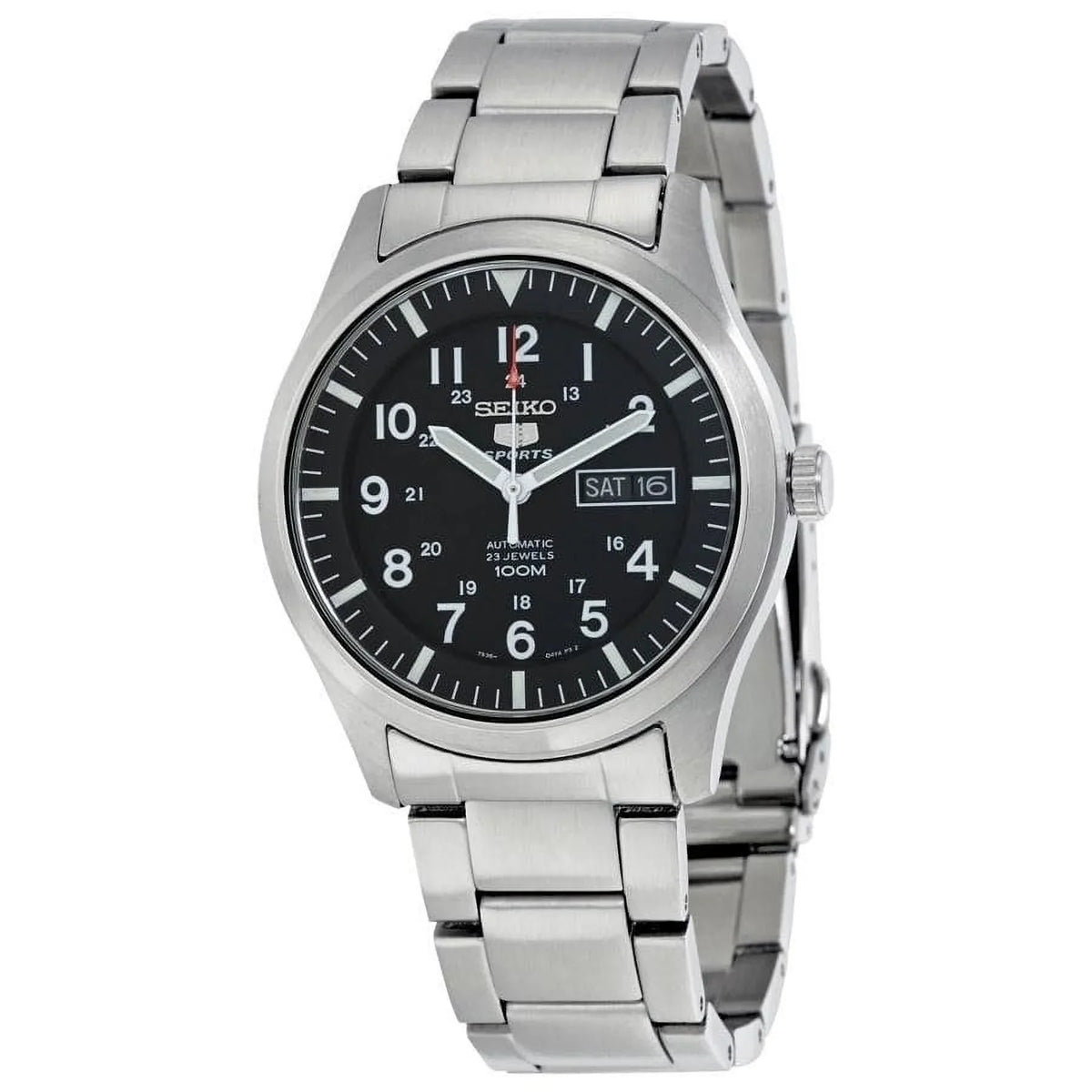 Seiko Men's SNZG13 '5 Series' Automatic Stainless Steel Watch