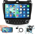 2+32G for Honda Accord 2003 to 2007 Wireless Carplay Android Auto Mirror Link 10.1'' Monitor Car Stereo Radio Android 13 Bluetooth GPS Wifi Hifi, AHD Backup Camera