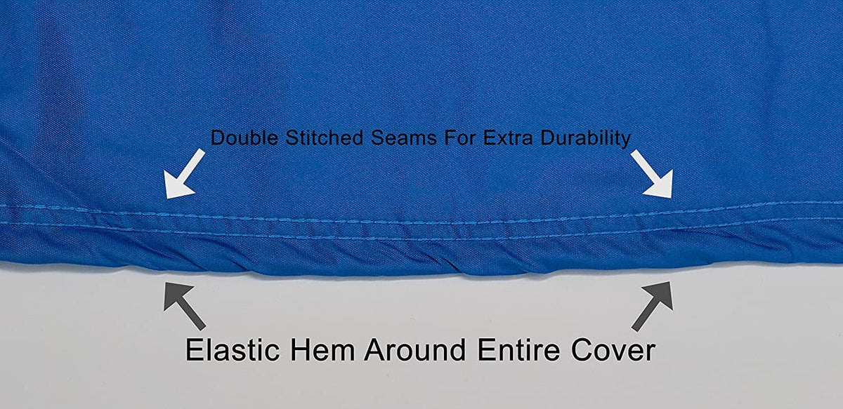 Weatherproof Jet Ski Covers for Yamaha EXR 2021 - Silver - High Sun Protection - All Weather - Trailerable - Protects from Rain, Sun, UV Rays, and More! Includes Trailer Straps and Storage Bag