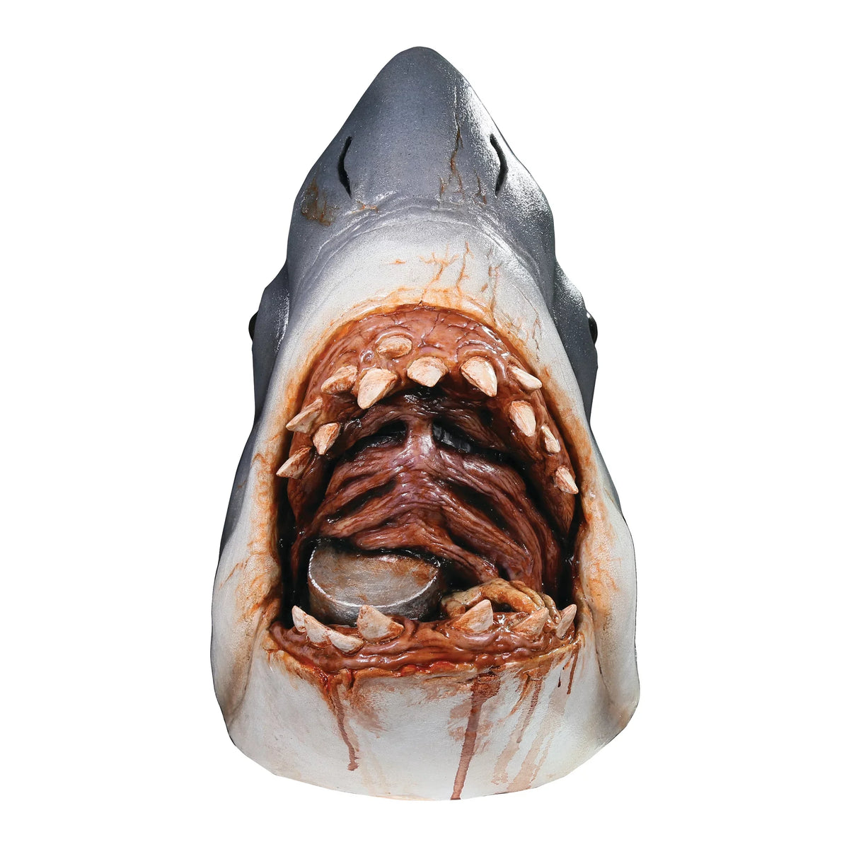 Trick or Treat Studios Jaws Bruce the Shark Multi-color Latex Shark Halloween Costume Mask, for Adult