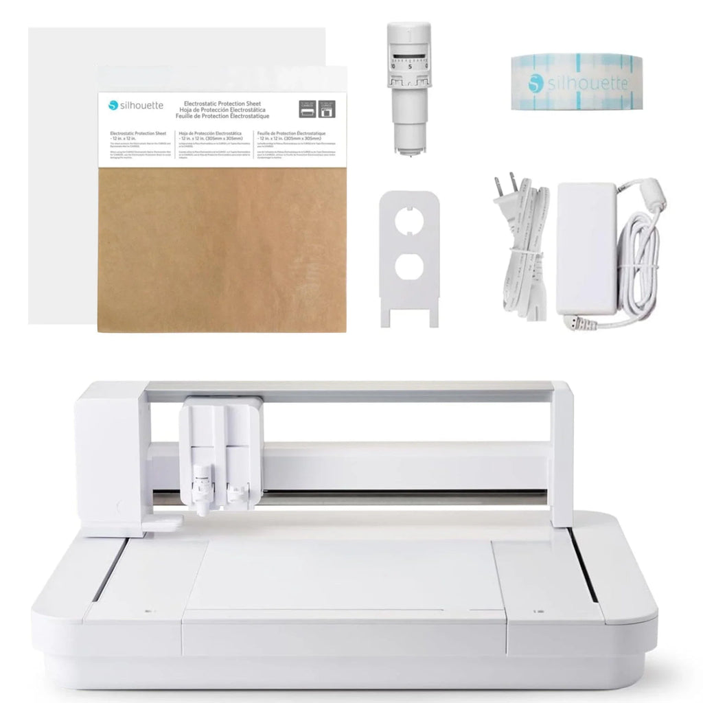 Silhouette Curio 2 w/ Advanced Blade Pack, 38 Oracal Sheets, Siser HTV