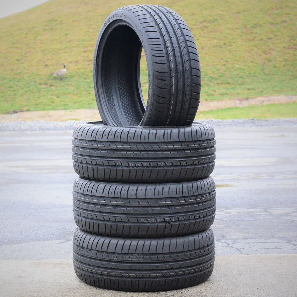Set of 4 (FOUR) Cosmo MuchoMacho 225/50R17 ZR 98W All Season High Capability Tires Fits: 2012-15 Chevrolet Cruze LT, 2012-18 Ford Focus Electric