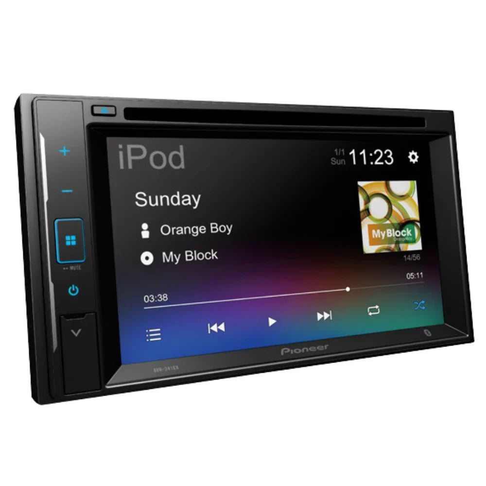 KIT395 Bundle with Pioneer Multimedia DVD Car Stereo and Installation Kit - for 2004-2008 Ford F-150 /Bluetooth Monitor Radio - Backup Camera, Double Din Mounting Kit