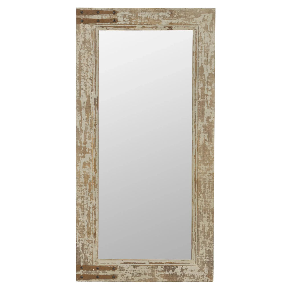 Aspire Home Accents 7401 Sonali Farmhouse Wall Mirror, Brown