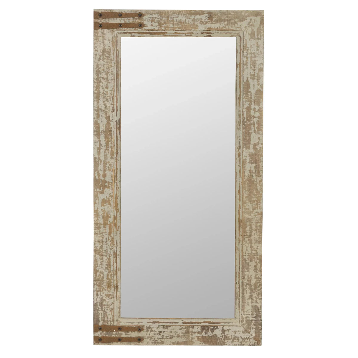Aspire Home Accents 7401 Sonali Farmhouse Wall Mirror, Brown