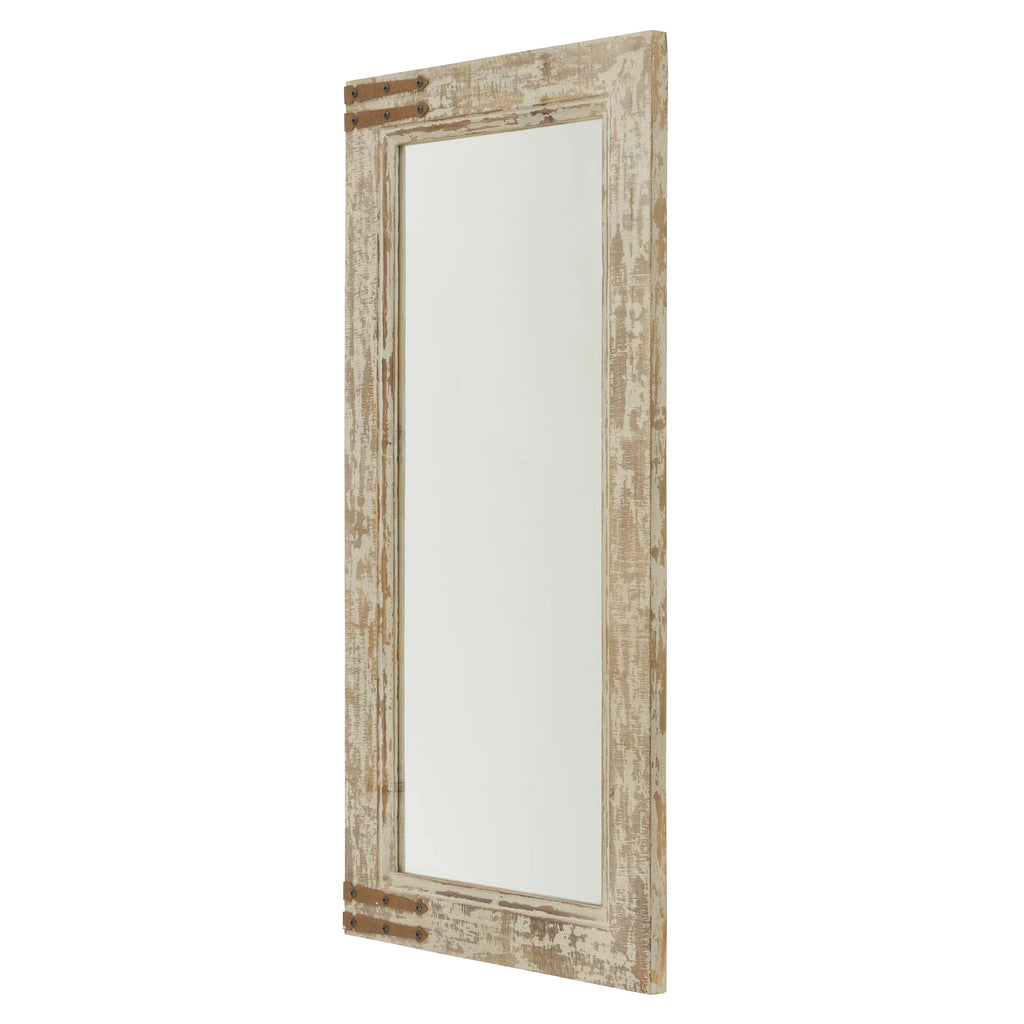 Aspire Home Accents 7401 Sonali Farmhouse Wall Mirror, Brown