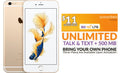 Pre-Owned iPhone 6S 64GB Gold Unlocked + Speed Talk Sim Card (Refurbished: Good)
