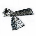 Blando Simple Leopard Print Natural Silk Scarf/Wrap/Shawl - Small