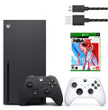Xbox Series X with White Controller, NBA 2K22, & USB C Cable