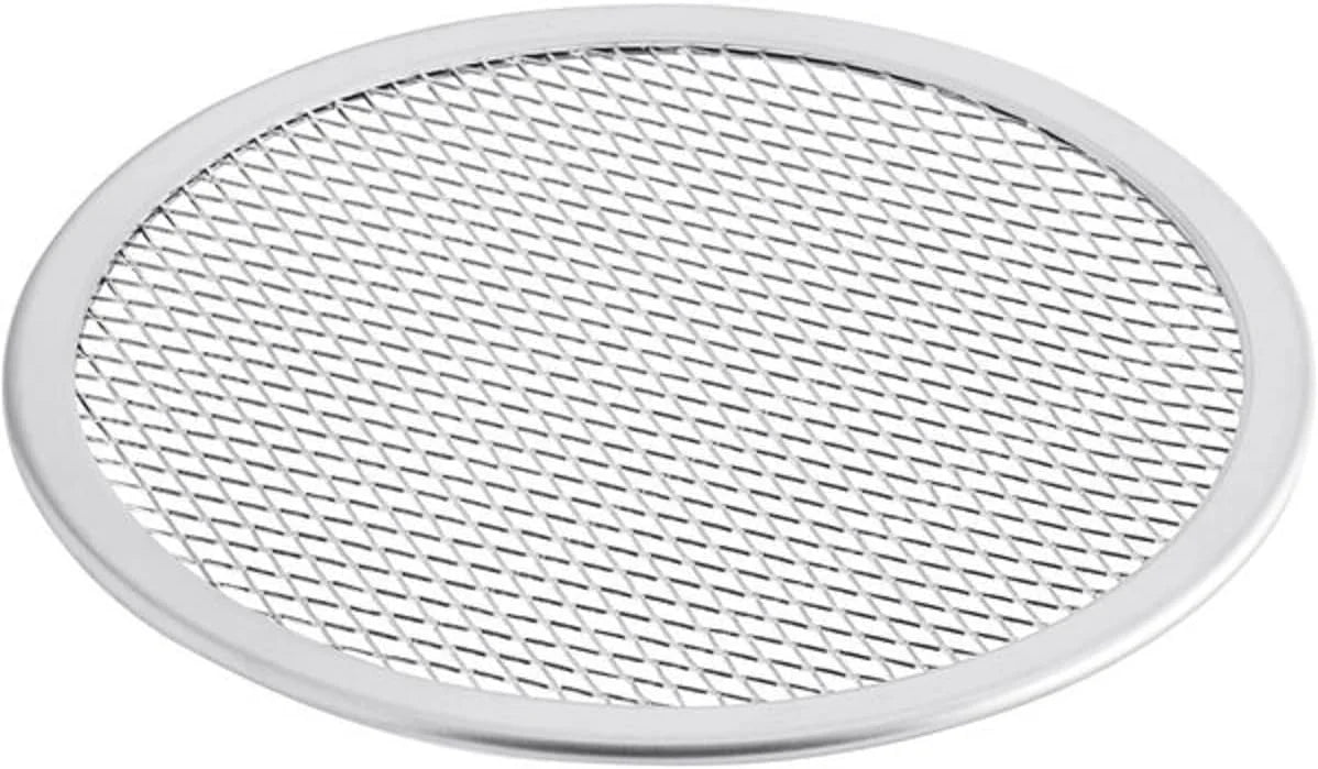 TrueCraftware- Set of 2 Aluminum 20” Pizza Baking Monitor Seamless Rim- Bakeware Pizza Monitor Round Pizza Pan Tray Round Baking Tray for Home Kitchen Pizzeria & Restaurants