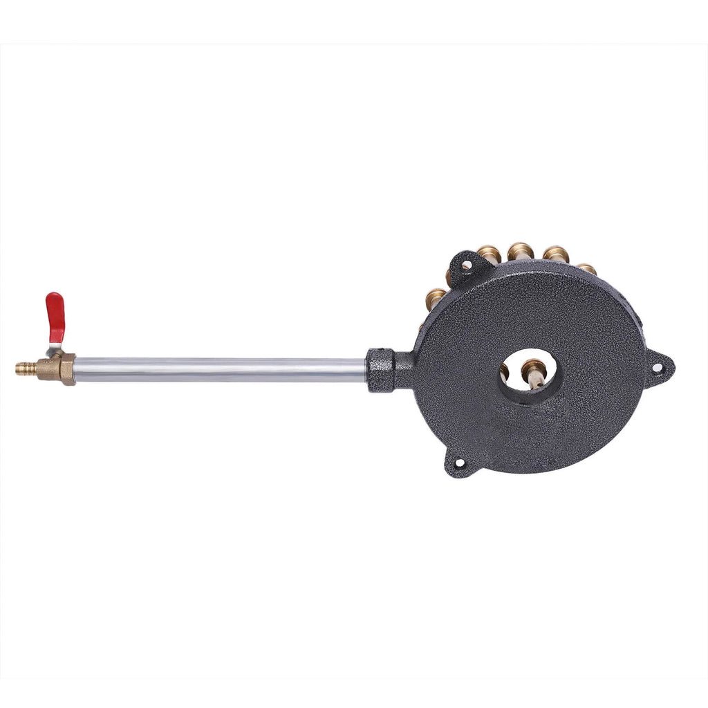 ZhdnBhnos 24-Hole High Pressure Gas Stove Wok Cooker Liquefied Gas Burner For Outdoor Camping