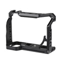 Andoer Cage Aluminum Alloy Video Cage with Cold Shoe Mounts Numerous 14 Inch Screw Holes Replacement for A7IV/ A7M4/ A1/ A7R4/ A7S3