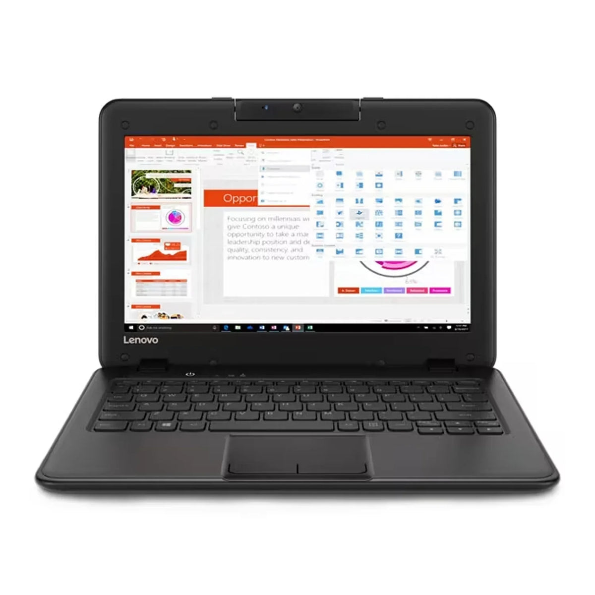Pre-Owned 100E Winbook 11.6" Portable computer Celeron N3350 4GB 128GB SSD W10P(Refurbished - Good)