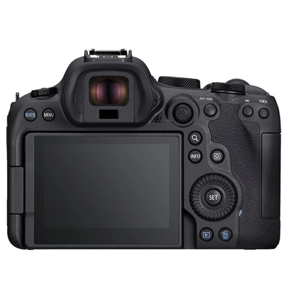 EOS R6 Mark II Mirrorless Digital Camera with RF 24-105mm f/4-7.1 STM Lens + 64GB Memory + Case+ Steady Grip Pod + Tripod+ Software Pack + More (30pc Bundle)