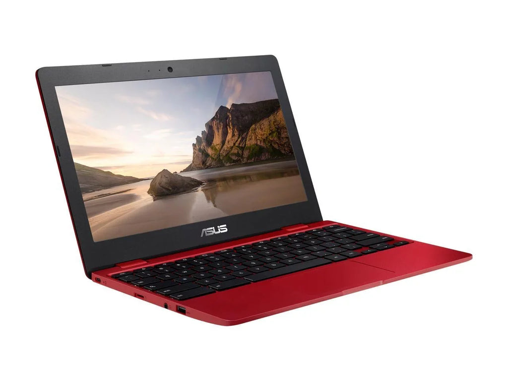 Chromebook Mobile pc in Red, 12, Celeron, 32GB Flash Storage, 4GB RAM, C223NA-DH02-RD