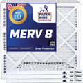 Filter King 26x23.5x1a Air Filter | 4-PACK | MERV 8 HVAC Pleated A/C Furnace Filters | MADE IN USA | Actual Size: 26 x 23.5 x .75"