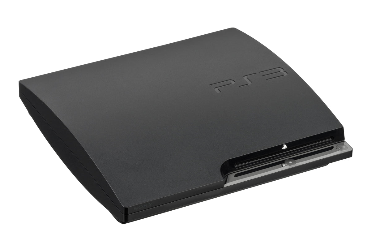 Restored PlayStation 3 PS3 Slim 120GB Video Game Console Black Controller HDMI (Refurbished)