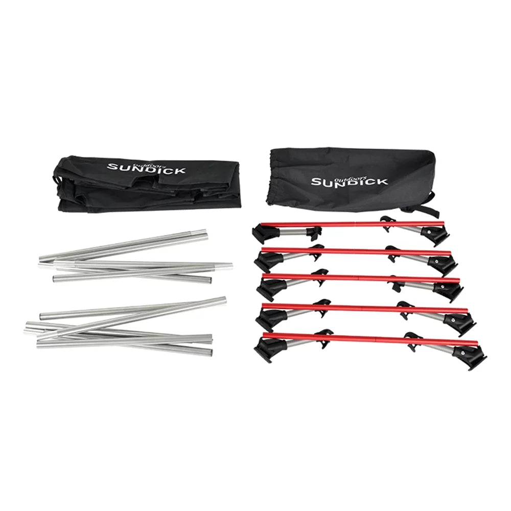 Lightweight Single Person Camping Cot by Sundick, Suitable for Backpacking and Picnics