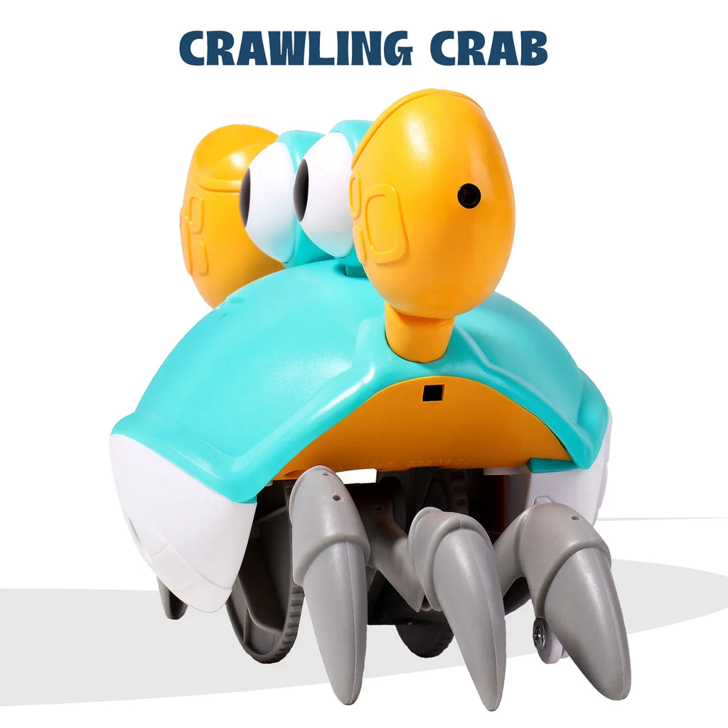 Vesna Multicolor And Sensory Crawling Crab For Little Kids 6-12 Years And Toddlers 0-6 Months Tummy Time and Encourage Learning Crawl - Ideal Birthday And Christmas Gift