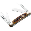 BOKER TRADITIONAL SERIES KNIFE SET 2.12" CARBON STEEL DROP POINT BONE