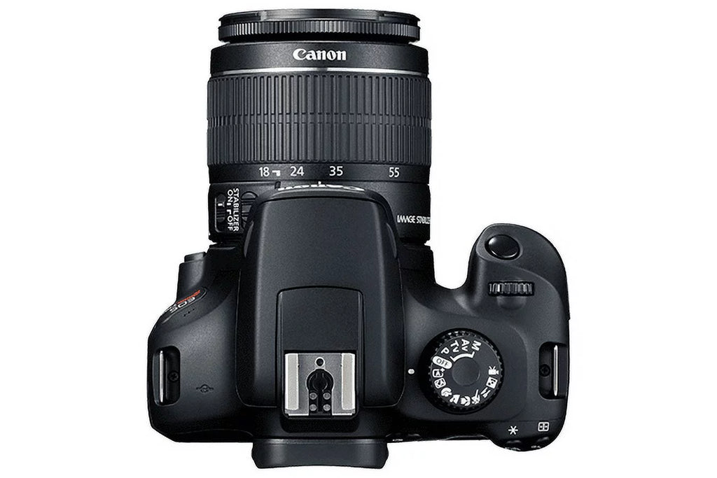 EOS Rebel T100 / 4000D DSLR Camera with 18-55mm Lens + 64GB Card + More