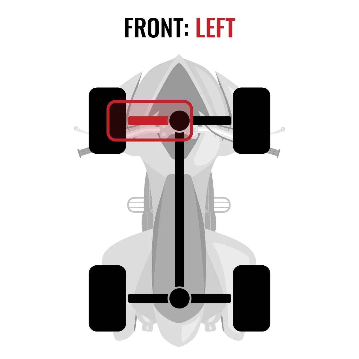 Sixity XT Front Left Axle compatible with Can-Am Outlander MAX 1000 2015 - EFI STD LTD 4X4