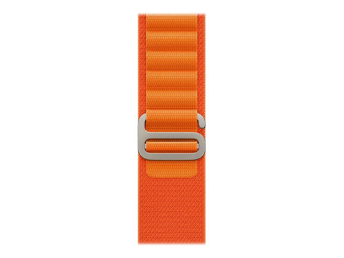 Watch Ultra - 49 mm - titanium - smart watch with Alpine Loop - textile - orange - band size: M - 32 GB - Wi-Fi, LTE, UWB, Bluetooth - 4G - 2.16 oz