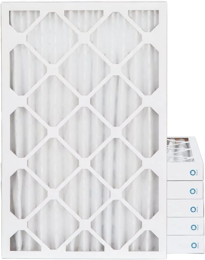 10X10x1 MERV 11, MPR 1000 Pleated Furne 1'' Air Filters By Pamlico. 6 Pk. Size: 9-1/2 X 9-1/2 X 3/4