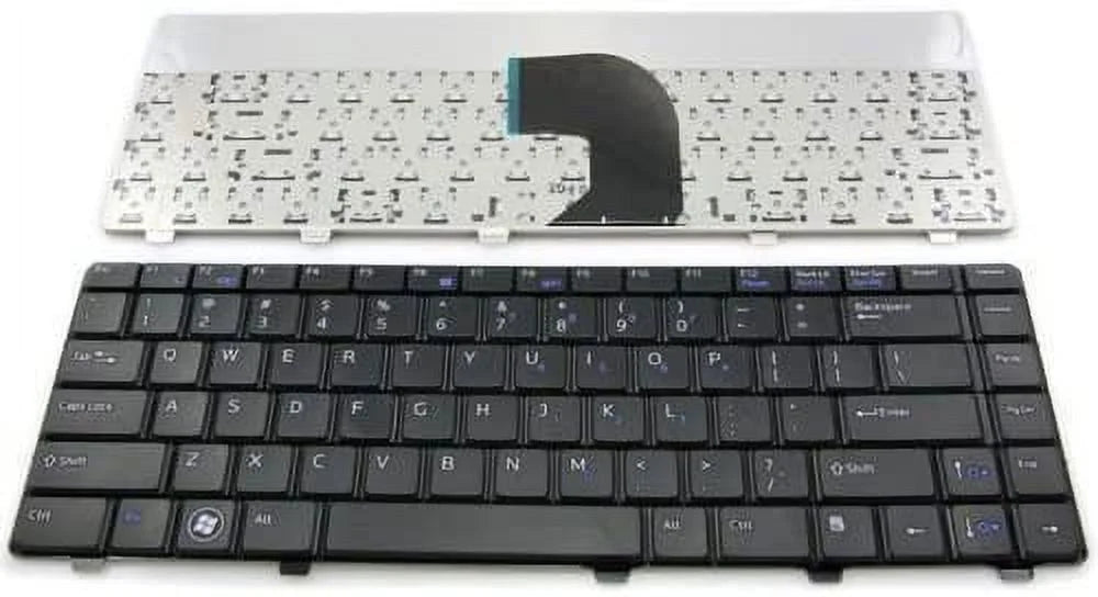 Replacement Notebook English Black Keyboard With Frame For Vostro 3300 3400 3500 No Backlit