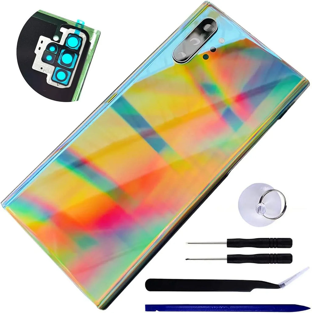Galaxy Note 10 Plus Back Glass Replacement Door Panel Cover for Galaxy Note10+ 5G 6.8 N976U