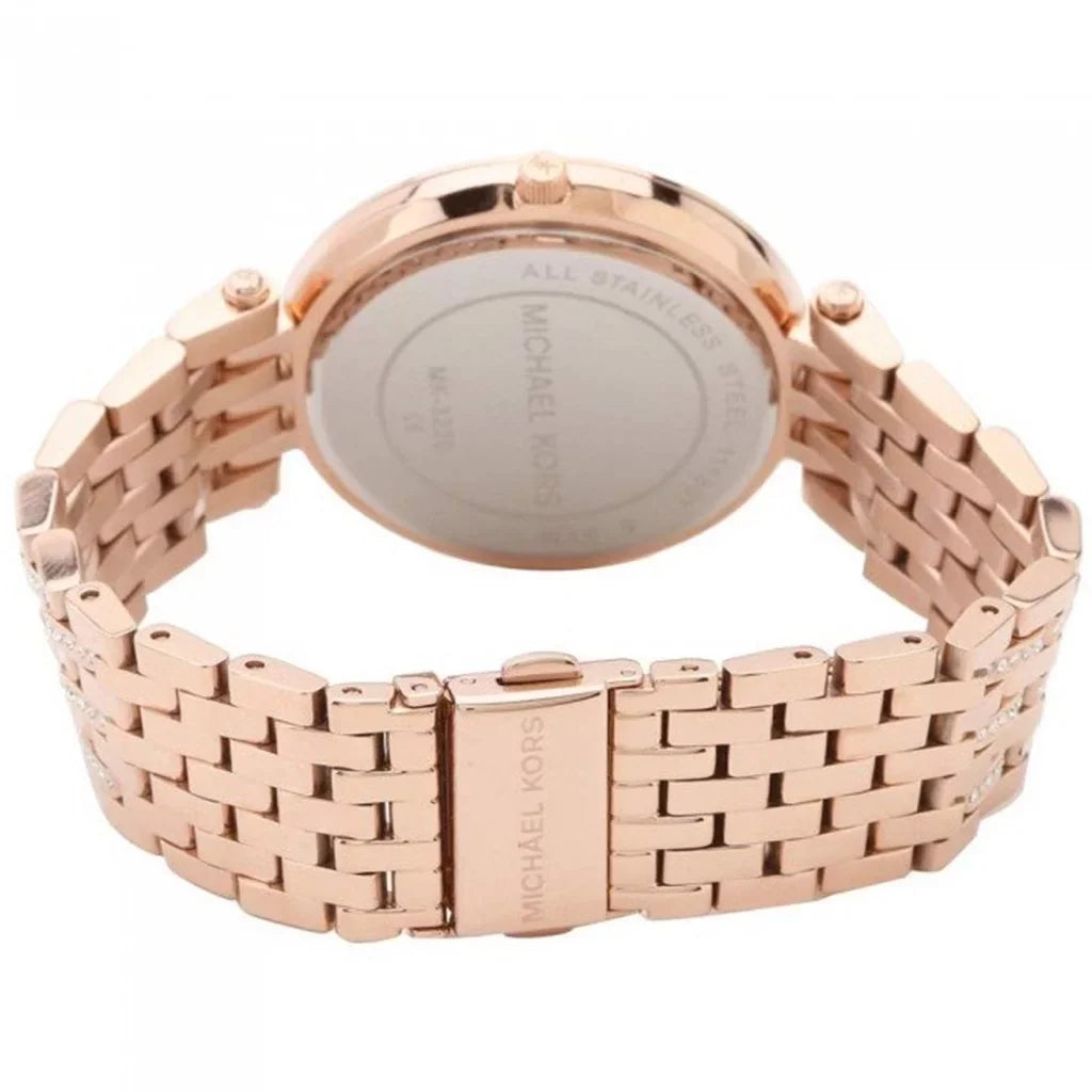Michael Kors Women's Darci MK3220 Rose Gold Stainless-Steel Plated Japanese Quartz Fashion Watch