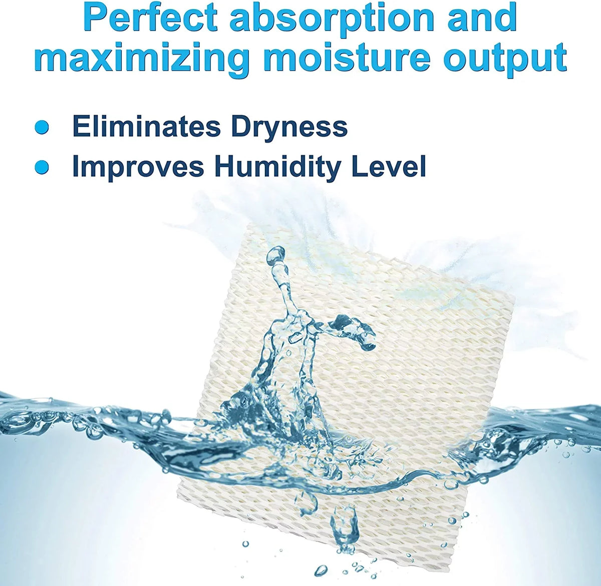 HQRP 4-Pack Humidifier Wick Filter for Holmes Bionaire 900 / 900CS / 900X / CBW9 Replacement