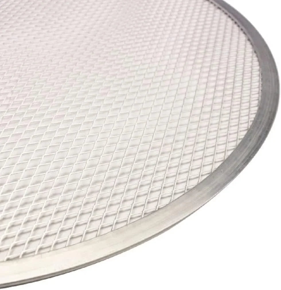 TrueCraftware- Set of 2 Aluminum 20” Pizza Baking Monitor Seamless Rim- Bakeware Pizza Monitor Round Pizza Pan Tray Round Baking Tray for Home Kitchen Pizzeria & Restaurants