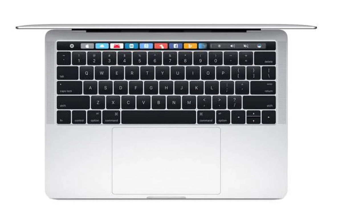 A Grade Macbook Pro 15.4-inch (Retina DG, Silver, Touch Bar) 3.1Ghz Quad Core i7 (Mid 2017) MPTV2LL/A-BTO 256GB SSD 16GB Memory 2880x1800 Display Mac OS Sierra Power Adapter Included