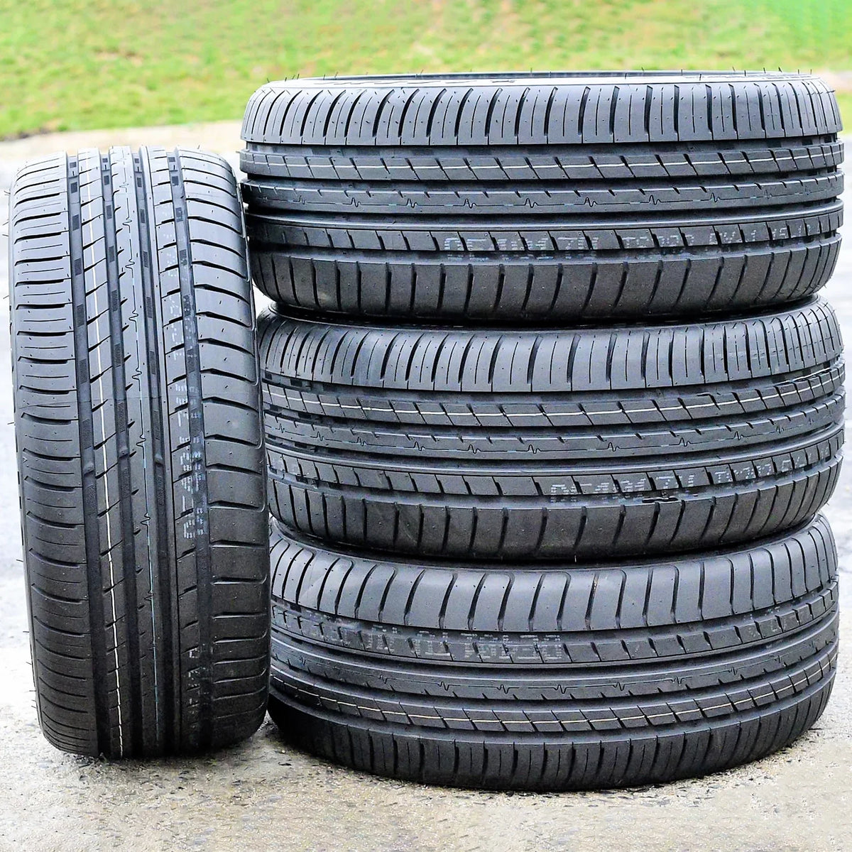 Set of 4 (FOUR) Cosmo MuchoMacho 225/50R17 ZR 98W All Season High Capability Tires Fits: 2012-15 Chevrolet Cruze LT, 2012-18 Ford Focus Electric