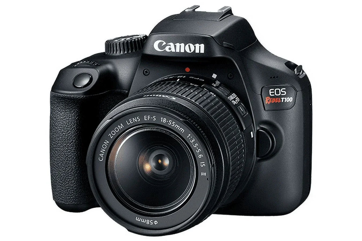 EOS Rebel T100 / 4000D DSLR Camera with 18-55mm Lens + 64GB Card + More