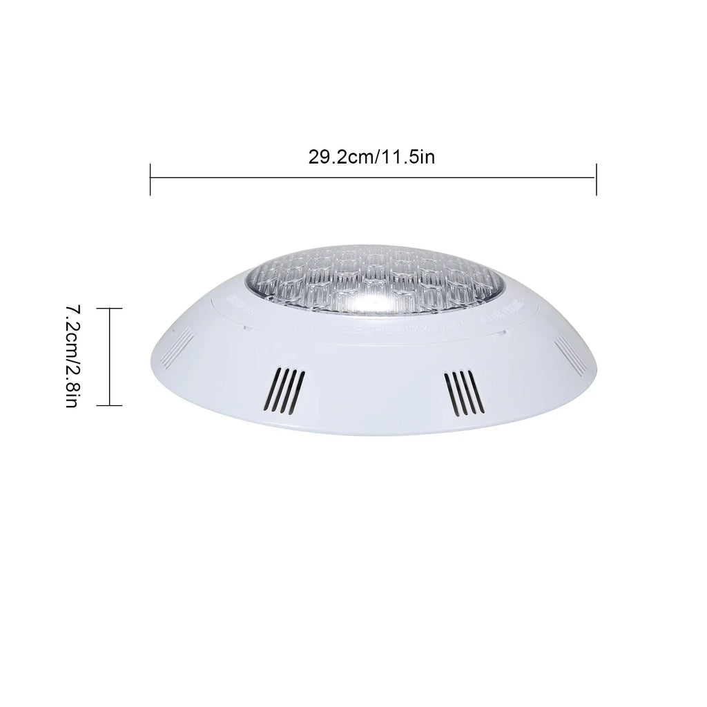 AC12V 45W LED RGB Swimming Pool Lights 7 Color Changing Liquid Lamp IP68 Fluid Pool Light with Remote Control