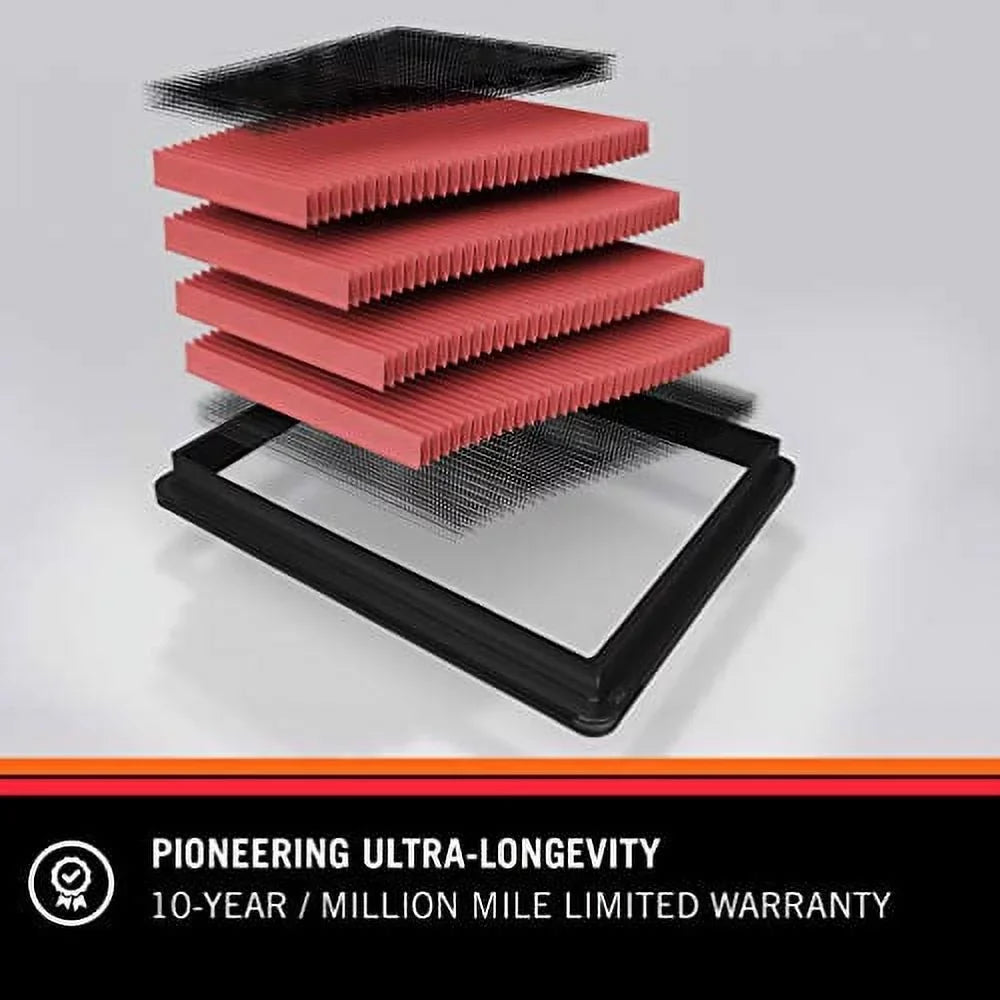 K&N Engine Air Filter: High Capability Premium, Washable, Replacement Filter: 2015-2019 Ford Transit (150, 250, 350), 33-5024