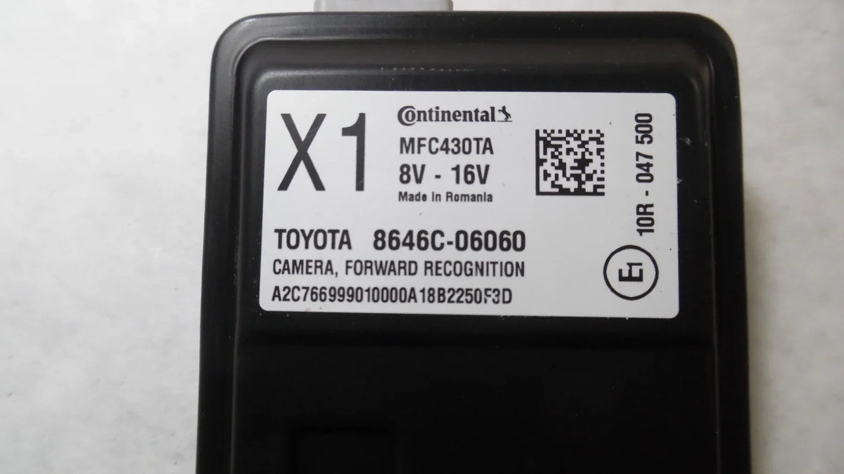 Pre-Owned 2019 Toyota Camry Front View Lane Departure Warning Camera 8646C-06060 OEM (Good)