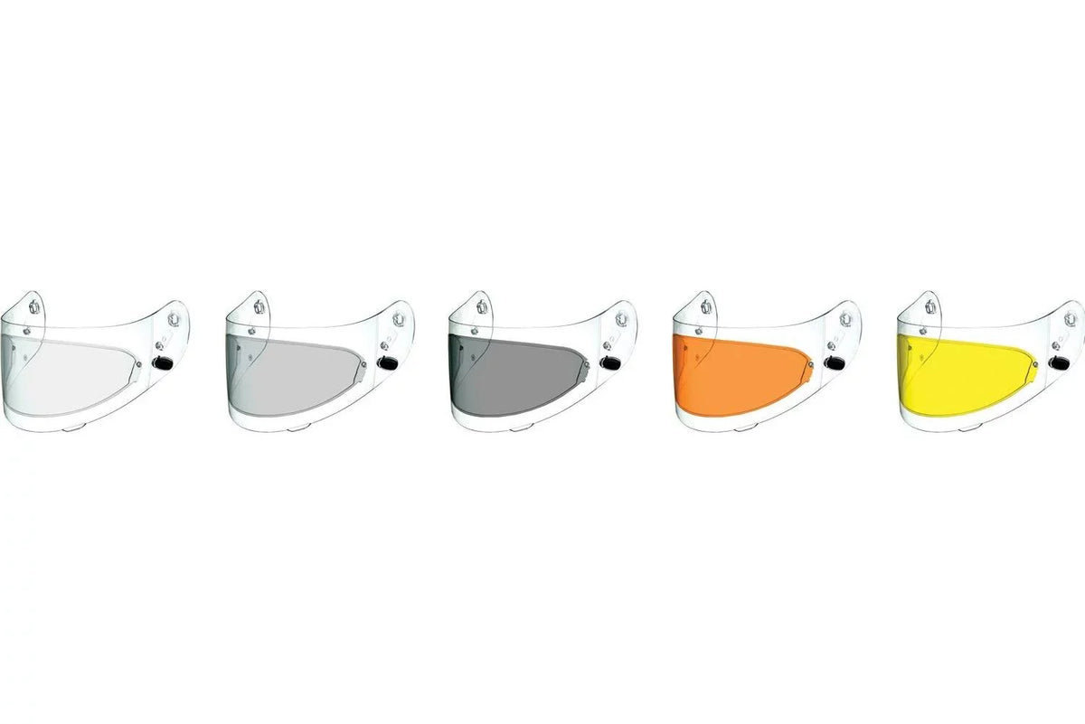 HJC HJ-20 Ready Shield with Tear-Off Posts - Dark Smoke