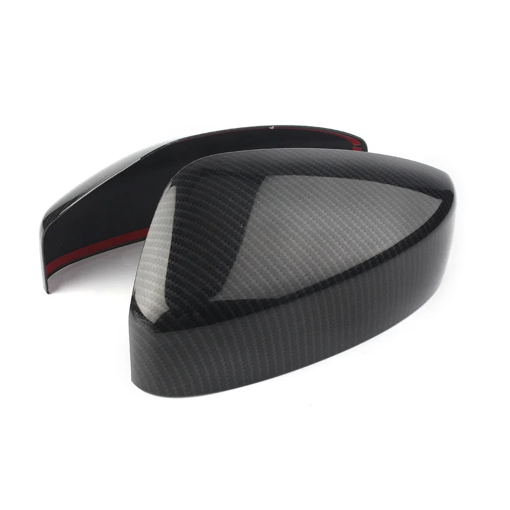 ZS Car Rearview Rear View Mirror Cover Trim For 2017 2018 2019 Mazda CX-5 ABS 2Pcs Carbon Fiber Styling