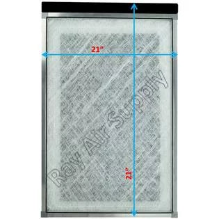 RayAir Supply 21x21 Air Ranger Air Cleaner Replacement Filter Pads 21x21 Refills (3 Pack)