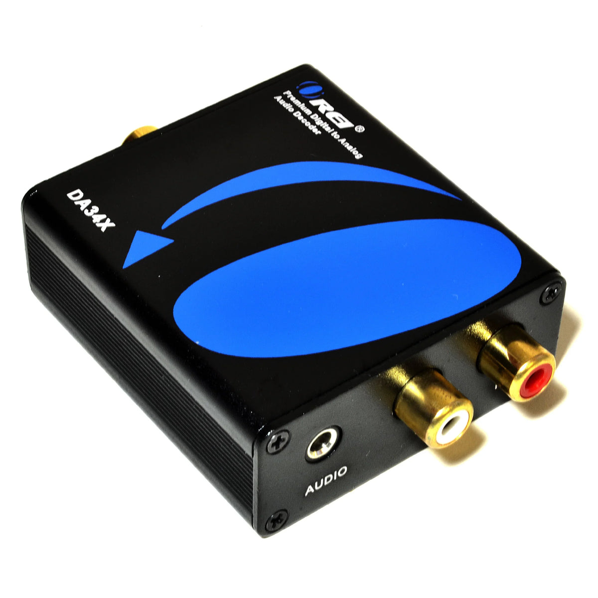 Dolby Digital To Analog Audio Converter Decoder -SPDIF/Coaxial Input To RCA Output (DA34)