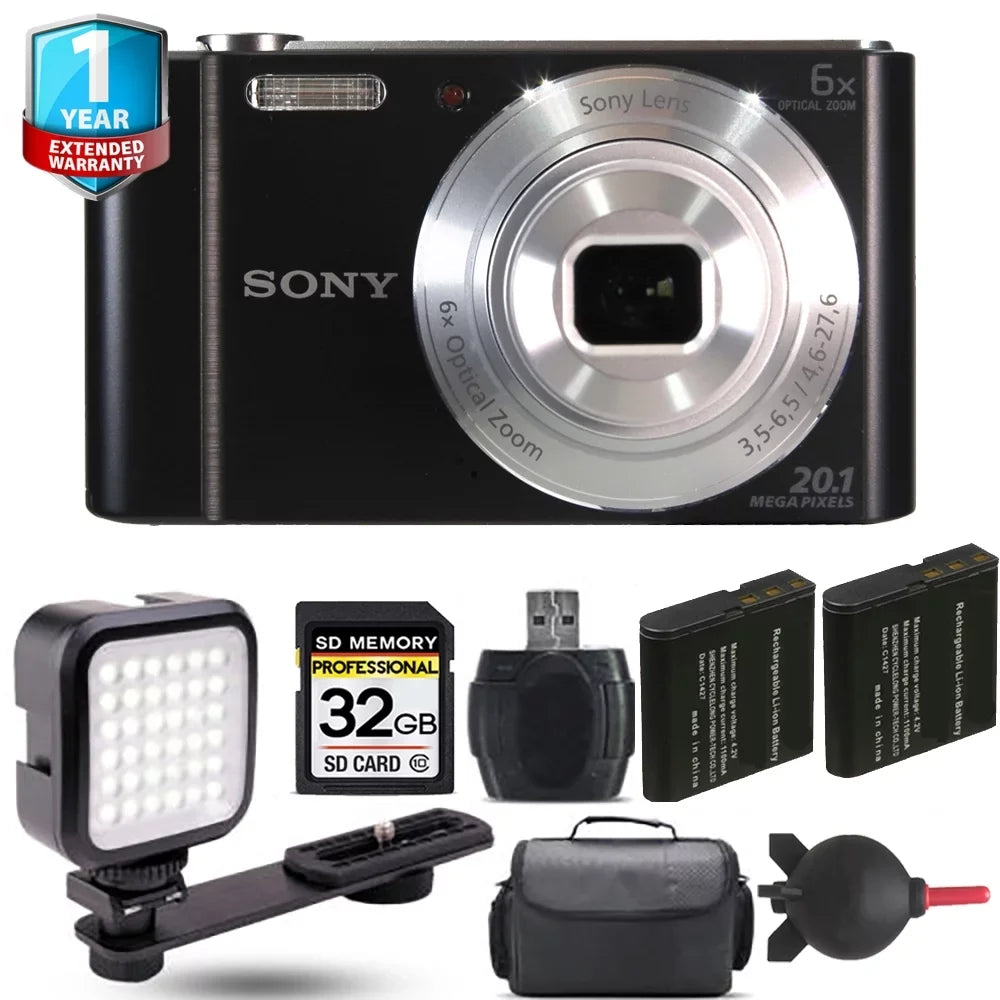 Cyber-shot DSC-W810 Digital Camera + Extra Battery + LED +1 Yr Warranty