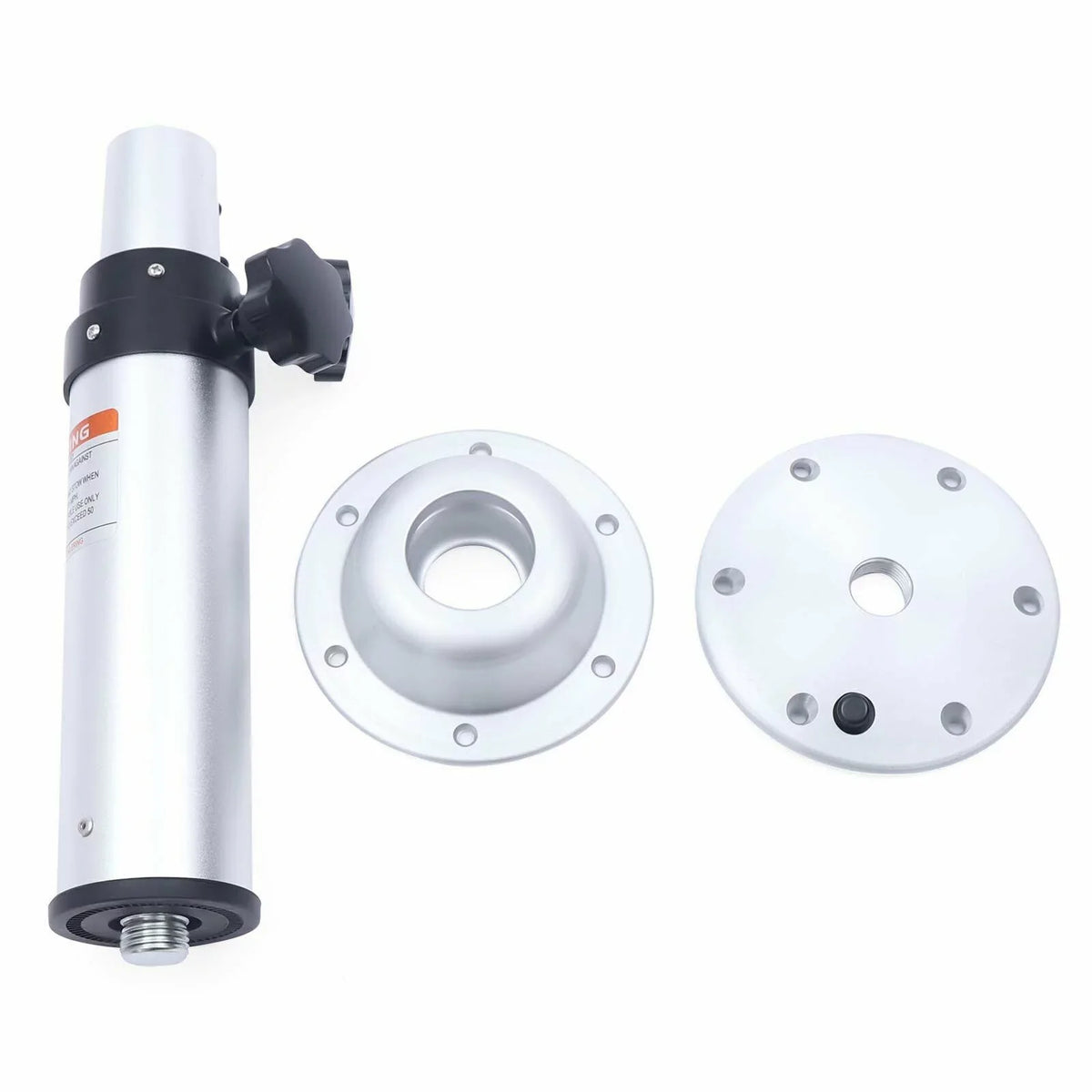 Miumaeov 16.9"-29.1"Adjustable Thickened Table Pedestal Stand Leg Base Mount Frame Aluminum Alloy Removable for RV Camper Marine Boat Caravan Motorhome Table
