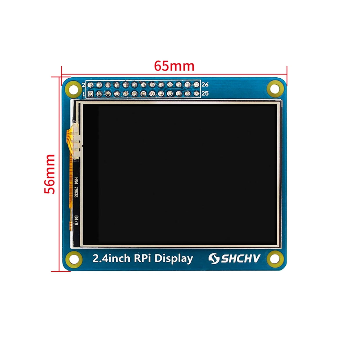 2.4" Touch Display TFT LCD 320*240 Pixel Display for Raspberry Pi 4B 3B+ Zero 2 W