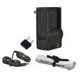 Leica D-LUX (Typ 109) Off Camera Chipset Rapid Charger + Nwv Direct Microfiber Cleaning Cloth.