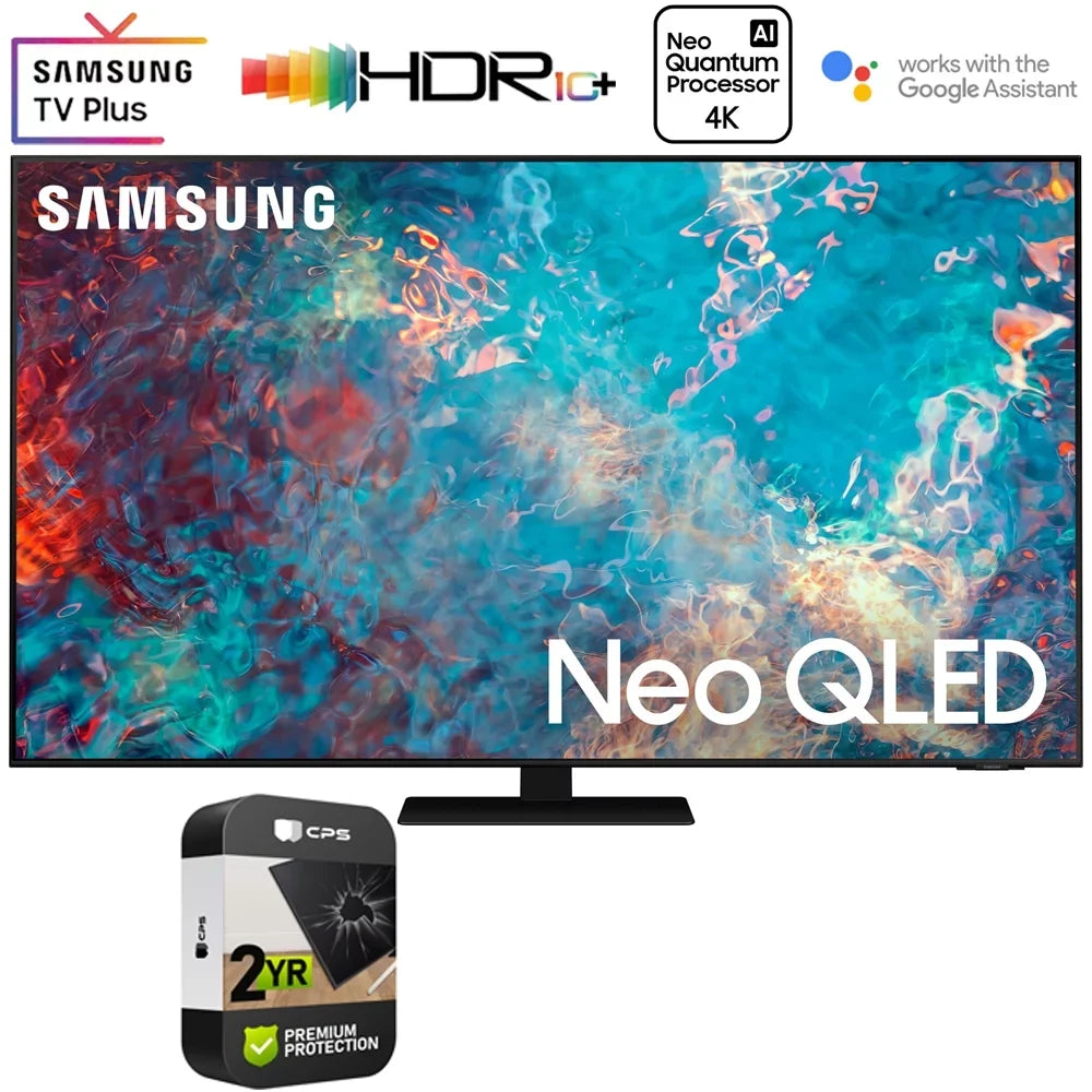Restored QN75QN85AA 75 Inch Neo QLED 4K Smart TV (2021) Bundle with 2 Year Premium Extended Protection Plan (Refurbished)